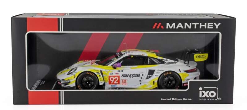 Model IXO Porsche 911 GT3 R #92 Bachler/Malykhin/Sturm 24H Le Mans 2024