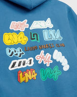 Lando Norris LN4 STICKER Kids' Hoodie – Blue