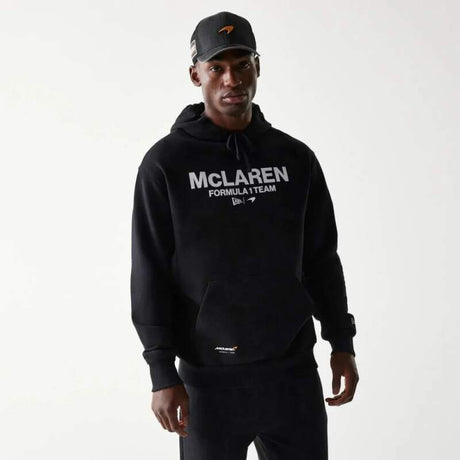 Hanorac casual McLaren F1 NE WRDMARK negru - oversize