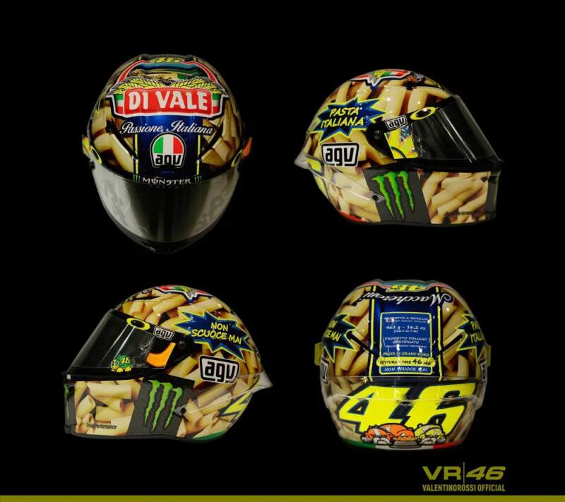 MotoGP helmet model Valentino Rossi Mugello 2014