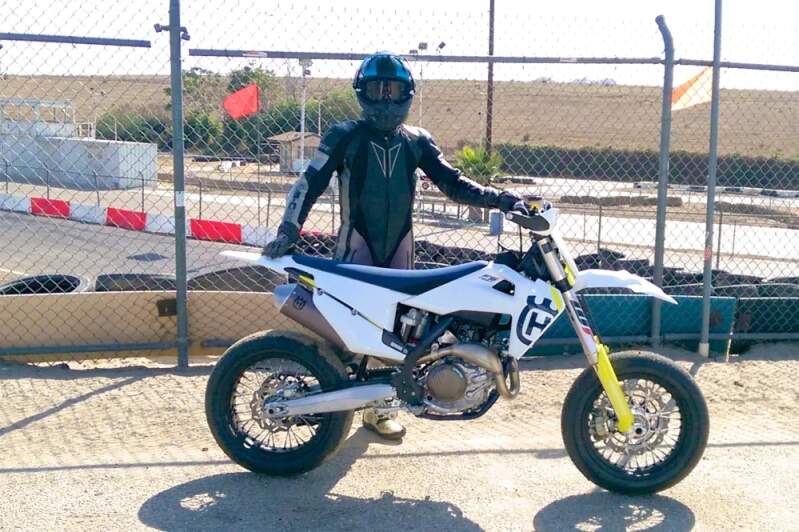 Machetă motocicletă Husqvarna FS 450 Supermoto