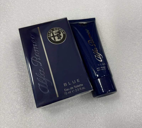 Set cadou Alfa Romeo Blue Eau De Toilette 75 ml + balsam After Shave 100 ml