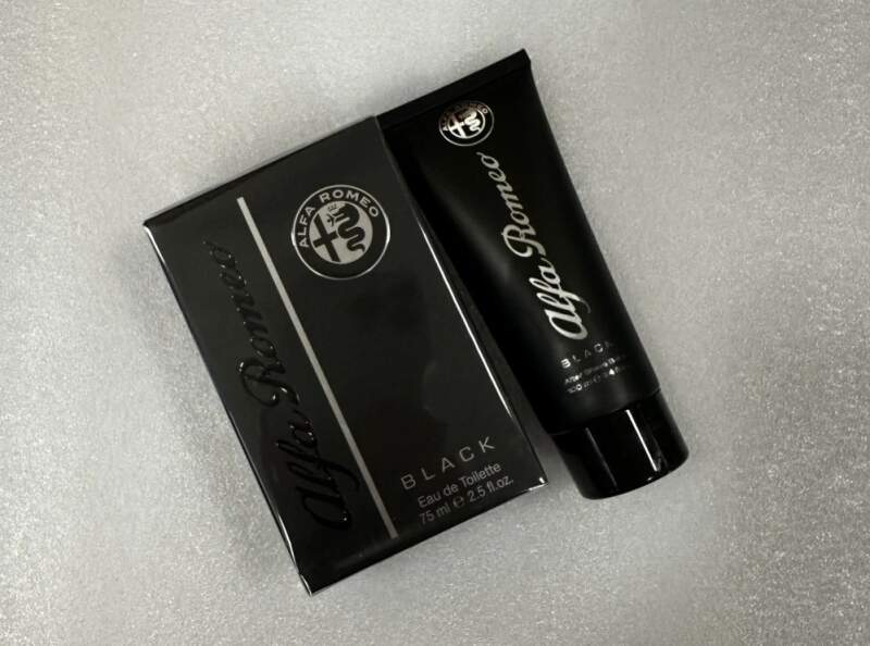 Alfa Romeo Black Eau de Toilette 75 ml + aftershave balm 100 ml gift set