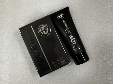 Set cadou Alfa Romeo Black Eau De Toilette 75 ml + balsam After Shave 100 ml