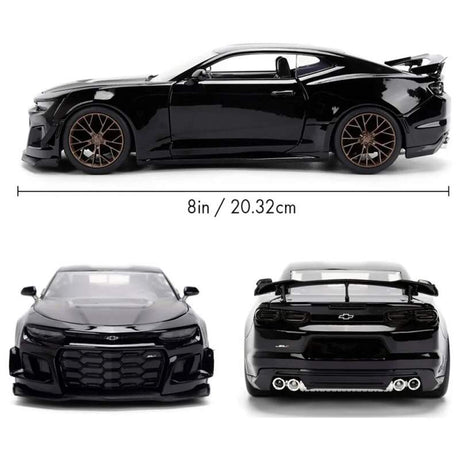 Machetă Chevrolet Camaro 2024 ZL1 1LE Black - Fast & Furious