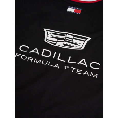 Tricou negru Cadillac F1 x Tommy Hilfiger - ediție de echipă