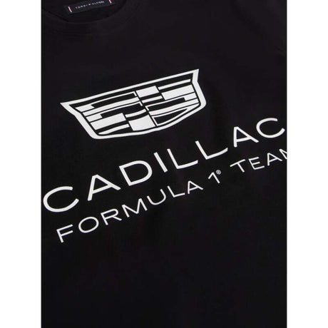 Tricou negru Cadillac F1 x Tommy Hilfiger - ediție casual