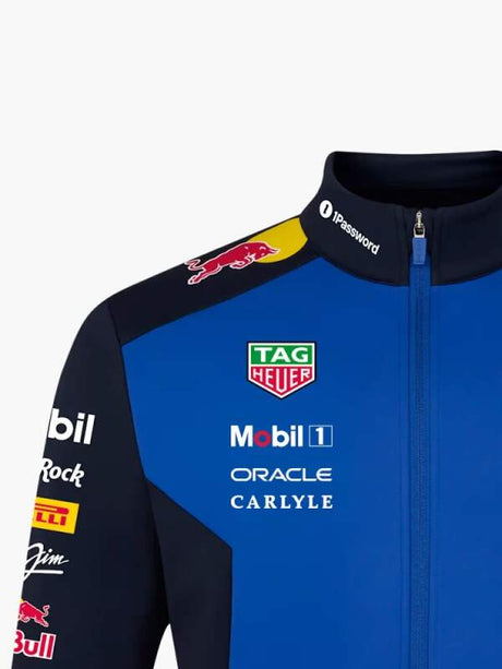 Geacă softshell Oracle Red Bull Racing cu logo-urile sponsorilor - ediție de echipă