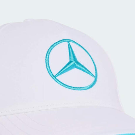 Șapcă albă George Russell Mercedes AMG Petronas F1 x Adidas - ediție de echipă