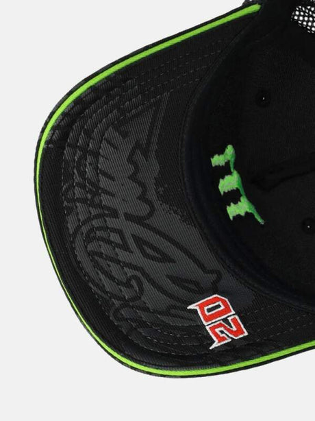 Șapcă de sponsor Fabio Quartararo - Monster Energy cu cozoroc curbat