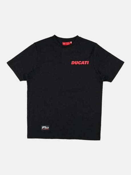 Tricou bărbătesc Ducati Corse negru - ediția 100th years DUCATI