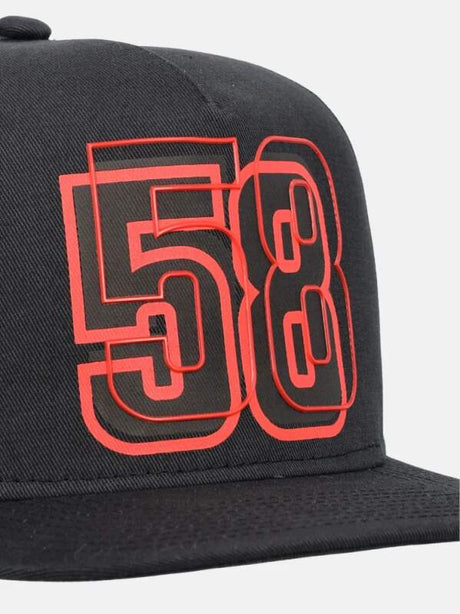 Marco Simoncelli 58 flat-brim cap