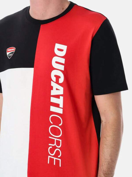Tricou pentru fani Ducati Corse BLOCK