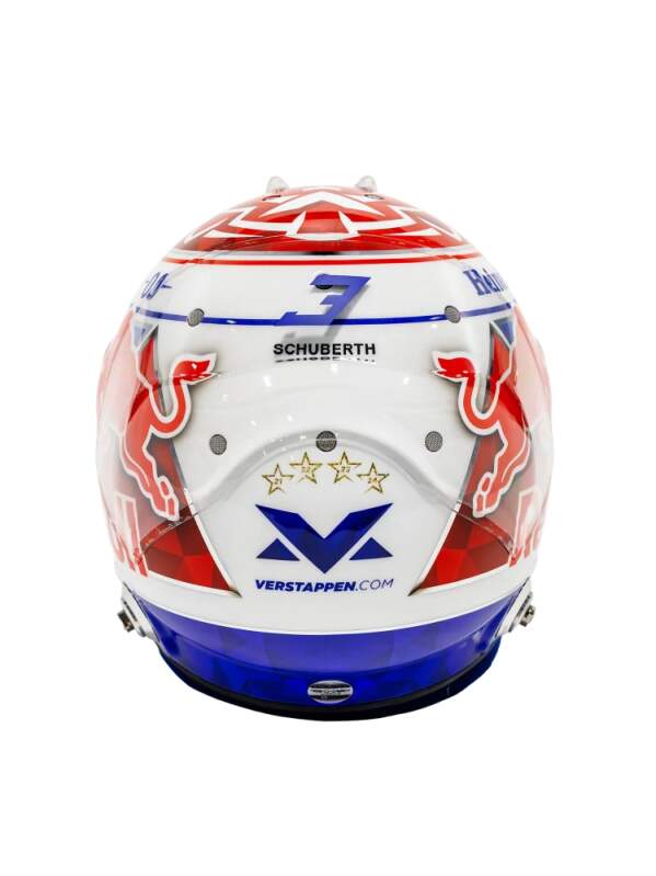 Max Verstappen 2026 1:4 Schuberth helmet model