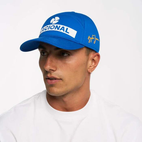 Șapcă Ayrton Senna Nacional albastră