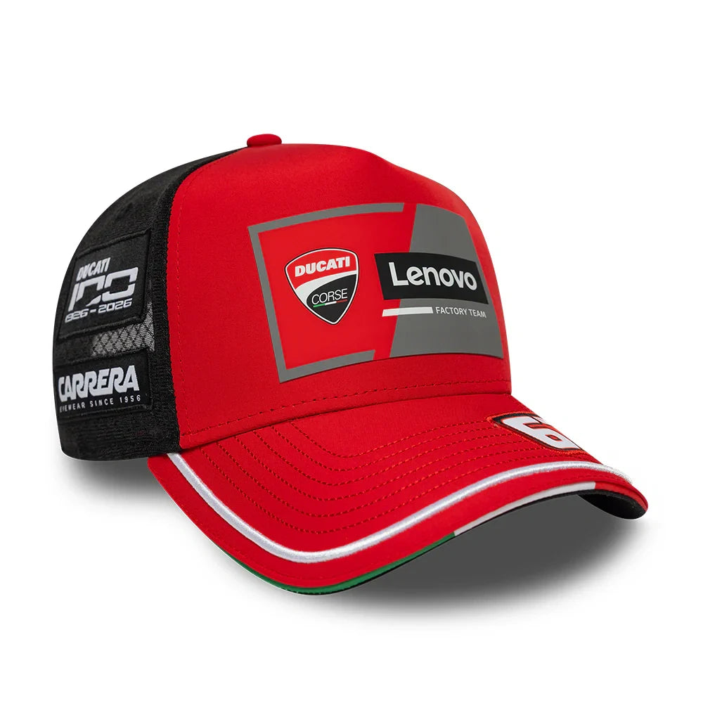 Ducati Lenovo Team Pecco Bagnaia #63 Cap 2026 – Red