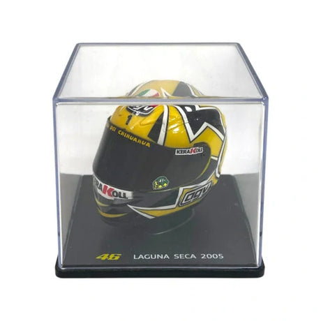 Machetă cască Valentino Rossi MotoGP 1:5 – Laguna Seca 2005