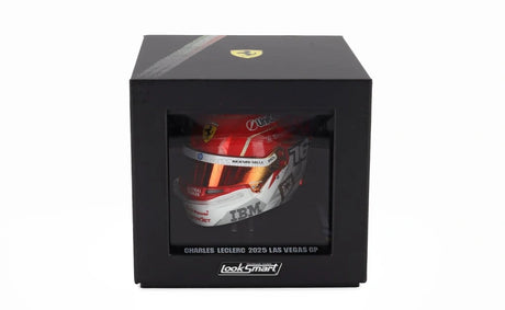 Machetă cască LookSmart Charles Leclerc 1:5 – SF Las Vegas 2025
