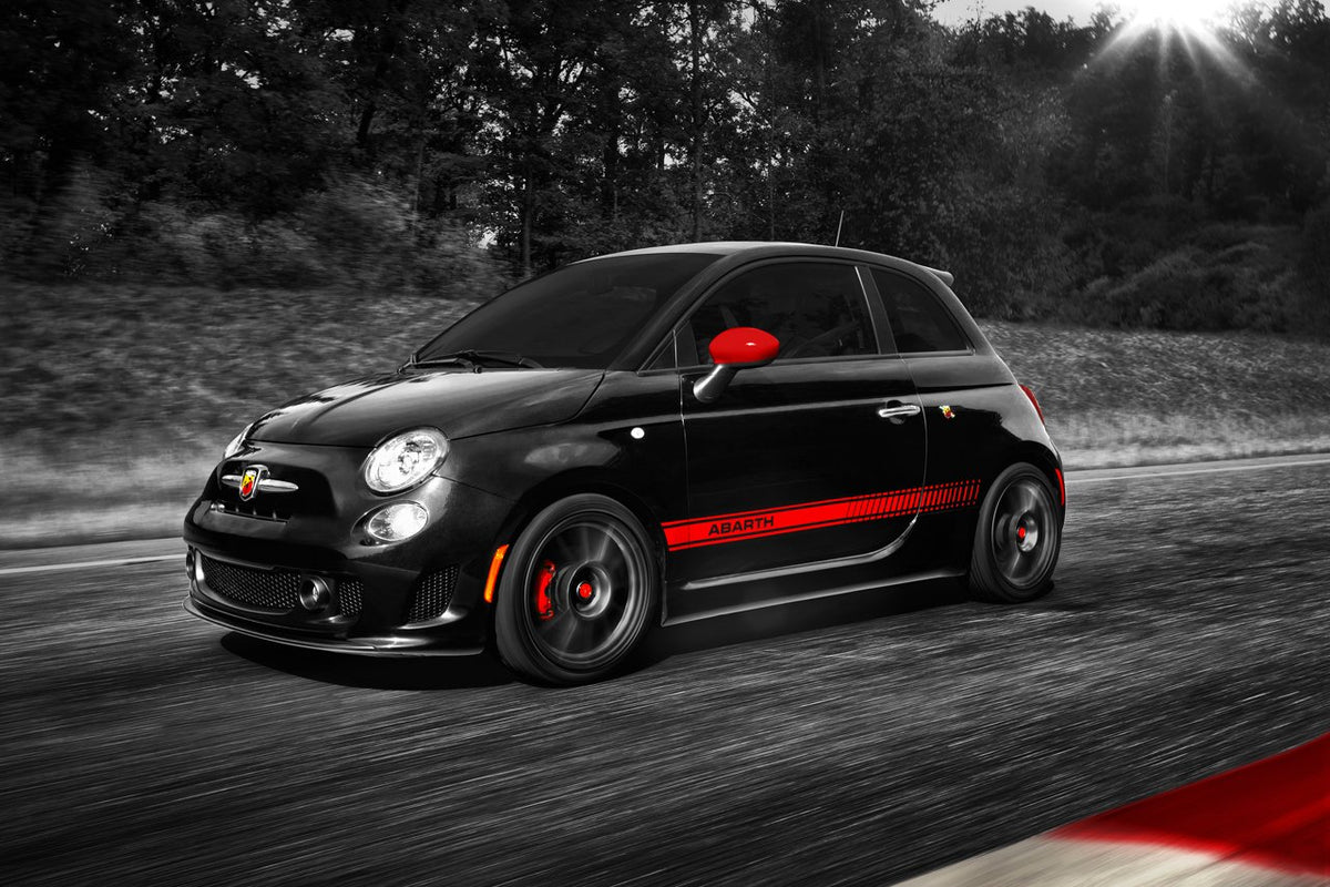 Tricou Abarth BEHIND YOU negru