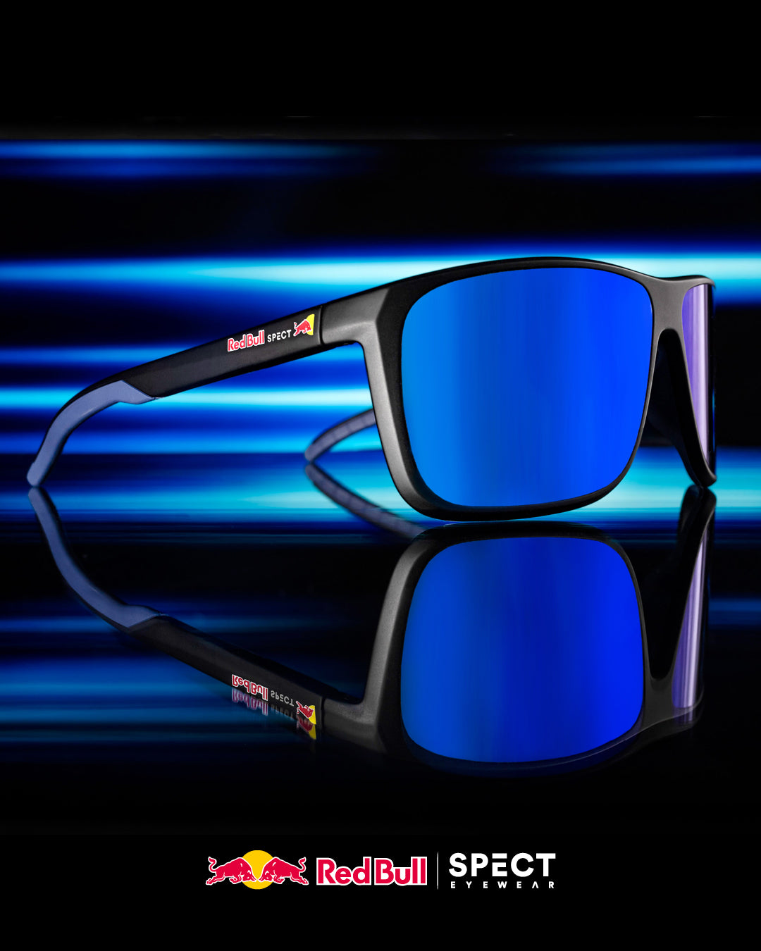 Ochelari de soare Red Bull Spect TUSK maro cu lentile aurii