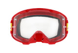 Ochelari de motocros Red Bull Spect STRIVE roșii cu lentilă transparentă