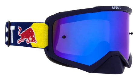 Ochelari de motocros Red Bull Spect EVAN bleumarin cu lentilă albastră