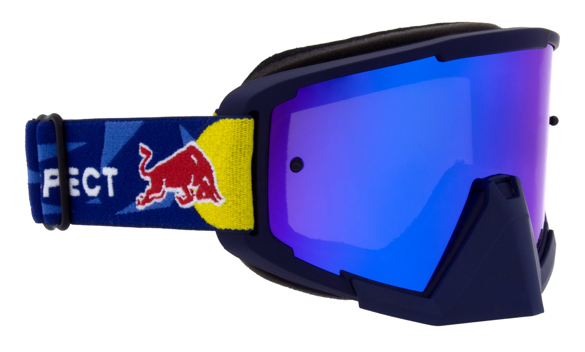 Ochelari de motocros Red Bull Spect WHIP albaștri cu lentilă albastră