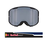 Ochelari de motocros Red Bull Spect STRIVE negri cu lentilă argintie