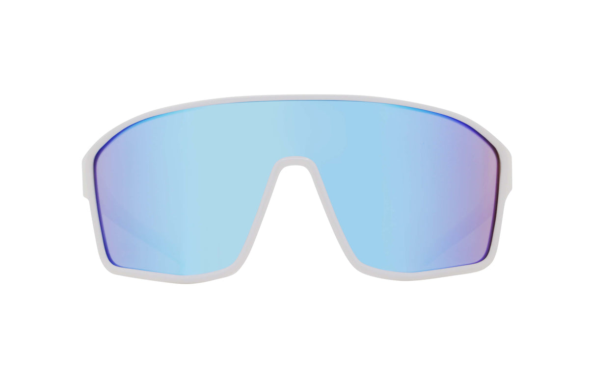 Ochelari de soare Red Bull Spect DAFT albi cu lentilă albastră