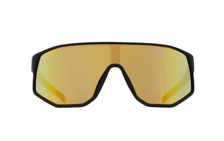Ochelari de soare Red Bull Spect DASH negri cu lentilă albastru-galbenă