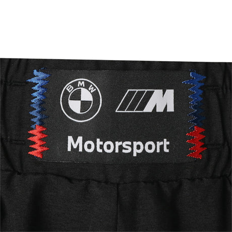 Pantaloni scurți sport bărbătești BMW negri cu logo