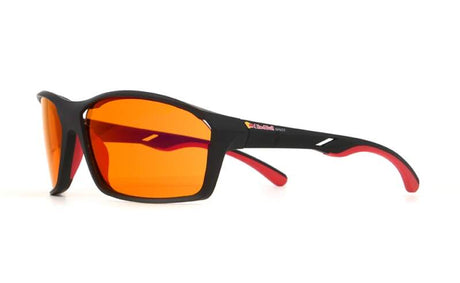 Ochelari de soare Red Bull Spect DRILL negri cu lentile portocalii