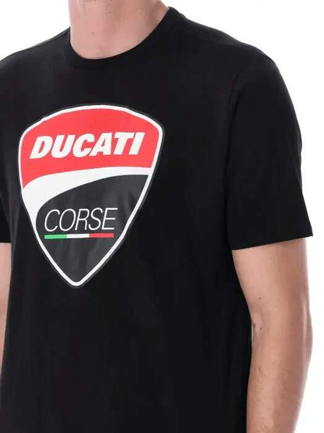 Tricou Ducati Corse cu logo Ducati negru