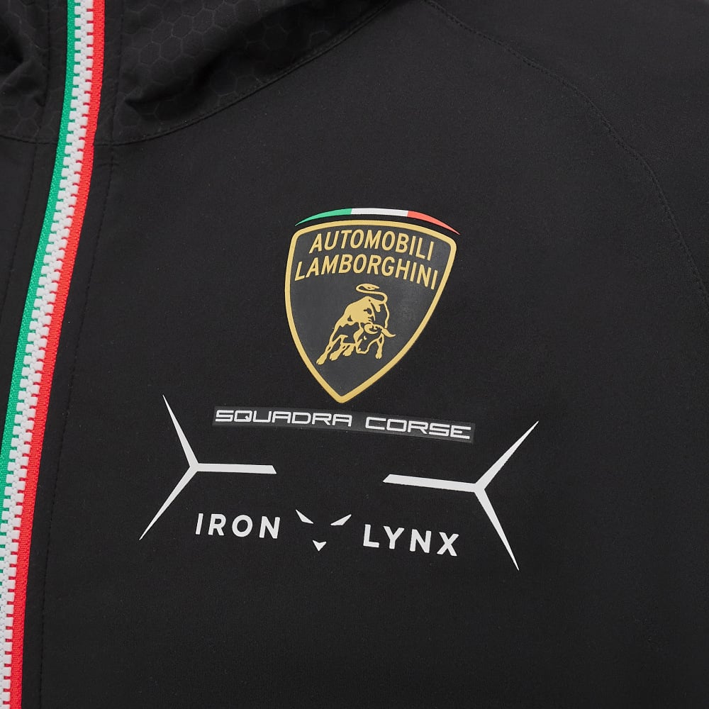 Lamborghini Iron Lynx SC63 Team Windbreaker – Black