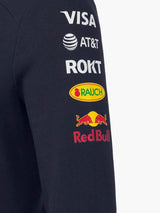 Hanorac de echipă cu glugă Oracle Red Bull Racing cu logo-urile sponsorilor