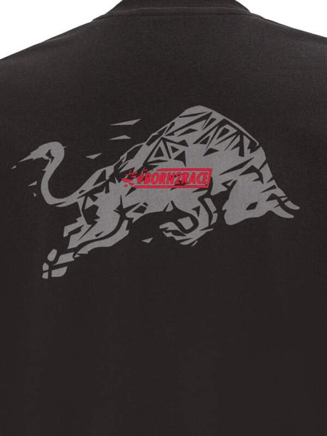 Tricou casual Red Bull Ring ECLIPSE negru cu motiv RRI
