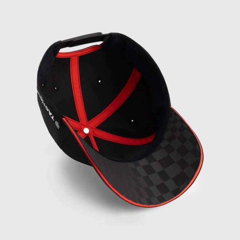 Porsche Motorsport team cap with sponsor logos, black