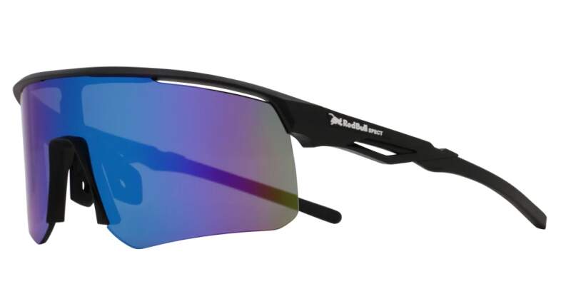 Red Bull Spect RIDDLE sunglasses black with green-purple lens