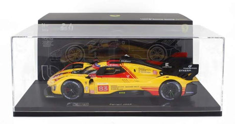 Machetă BBurago Ferrari 499P NR.83 Le Mans 2024 1:18 AF Corse - ediție Deluxe