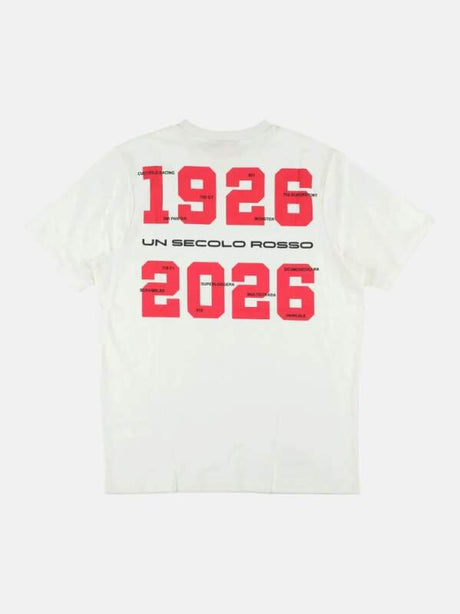 Tricou bărbătesc Ducati Corse alb - ediția 100th years DUCATI