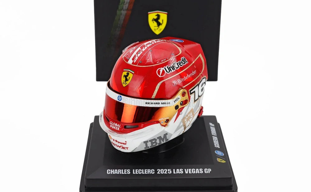LookSmart Charles Leclerc Helmet Model 1:5 – SF Las Vegas 2025