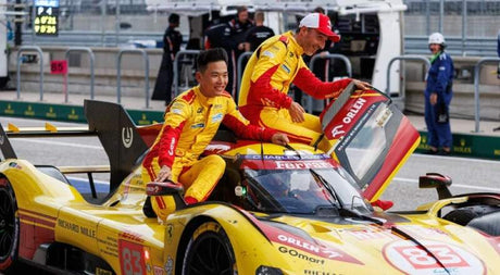 Machetă BBurago Ferrari 499P NR.83 Le Mans 2024 1:18 AF Corse - ediție Deluxe