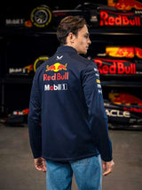 Oracle Red Bull Racing team softshell jacket with sponsor logos