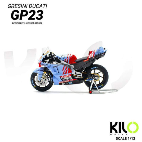 Machetă NZG MotoGP - Ducati GP23 Marc Marquez