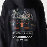 Hanorac casual cu fermoar - McLaren F1 NE GRPHC negru washed