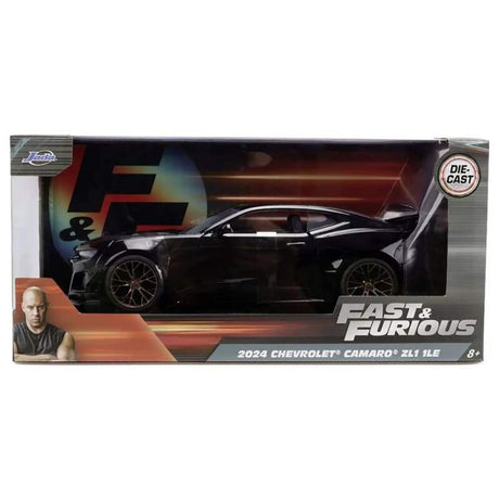 Machetă Chevrolet Camaro 2024 ZL1 1LE Black - Fast & Furious