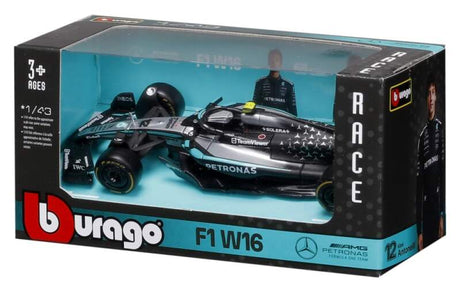 Machetă Mercedes AMG Petronas F1 W16 BBurago #12 Kimi Antonelli 2025