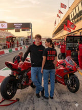 Men's Ducati Corse black sweatshirt - 100th years DUCATI edition