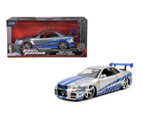 Machetă Fast & Furious Nissan Skyline R34 2002