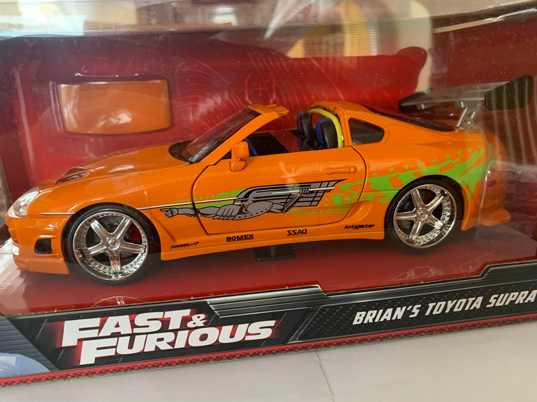 Machetă Fast & Furious Toyota Supra 1995